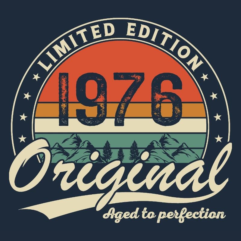 1976 Vintage Retro Geburtstagsgeschenk