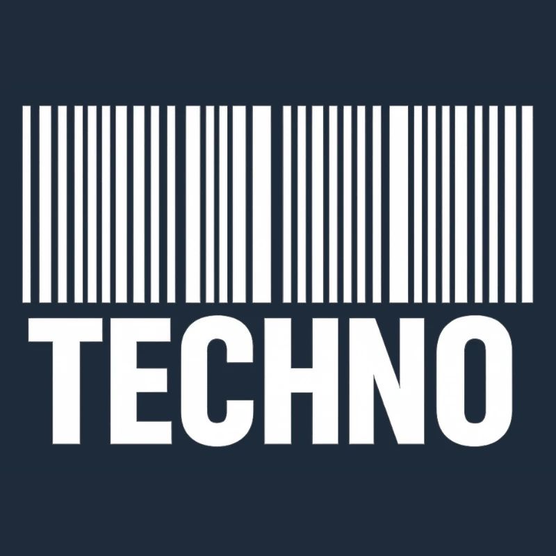 Techno Barcode Pattern