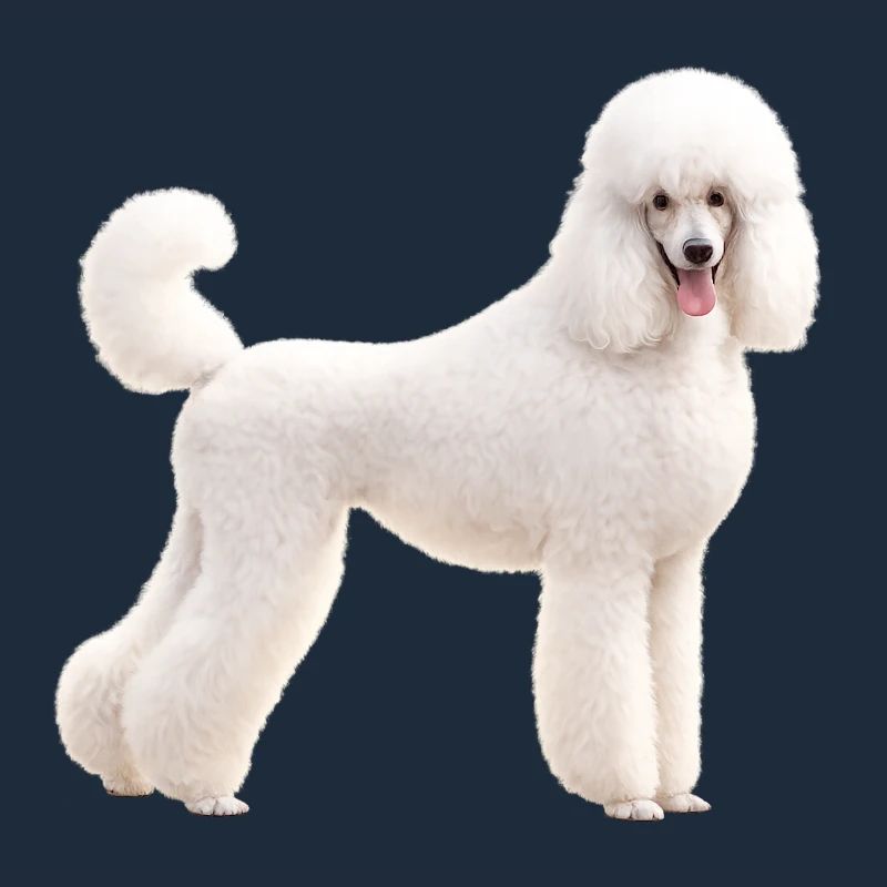 Poodle Large White