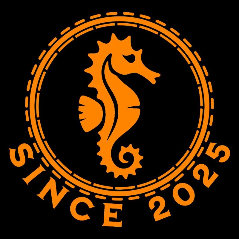 Seepferdchen Ozean Design