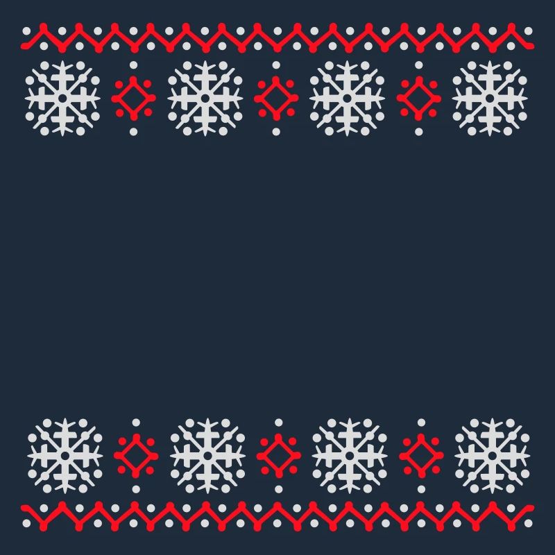 pull moche motif de Noël flocons de neige cool