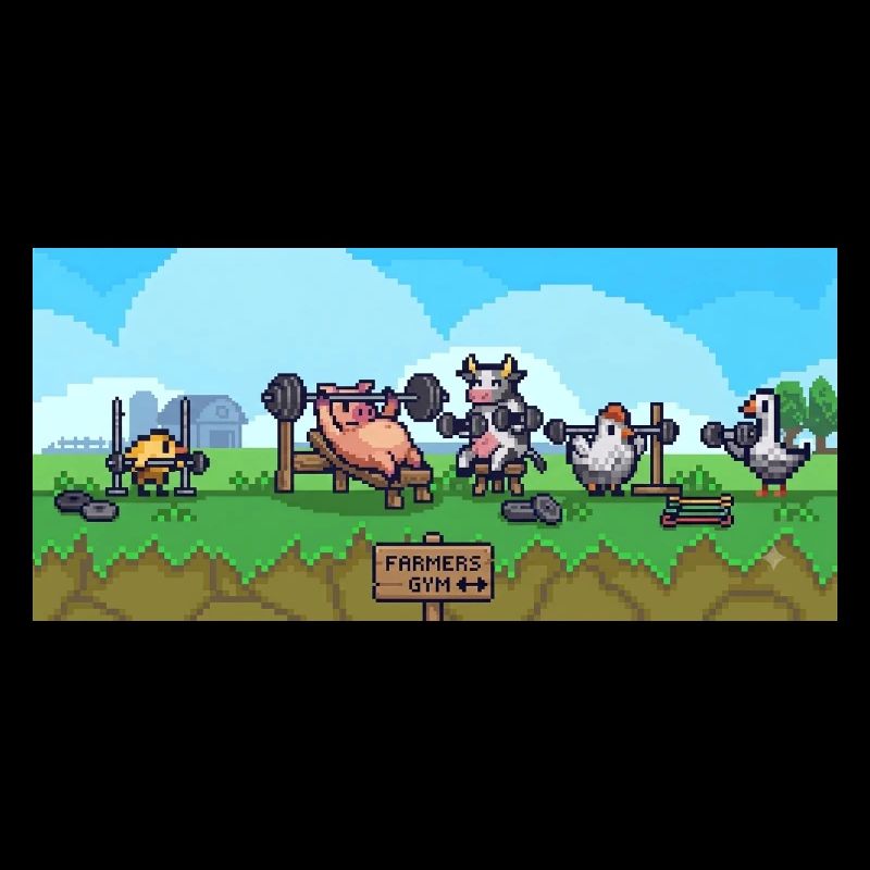 Peasant Gym Pixel Show