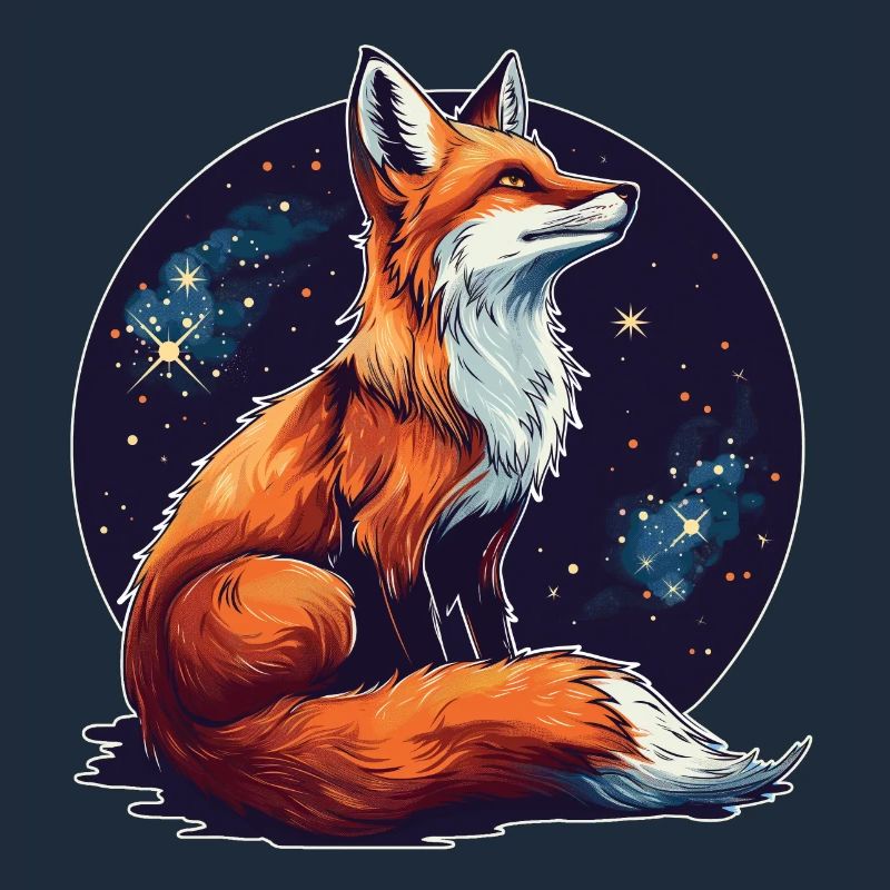 Fuchs mit Sternen
