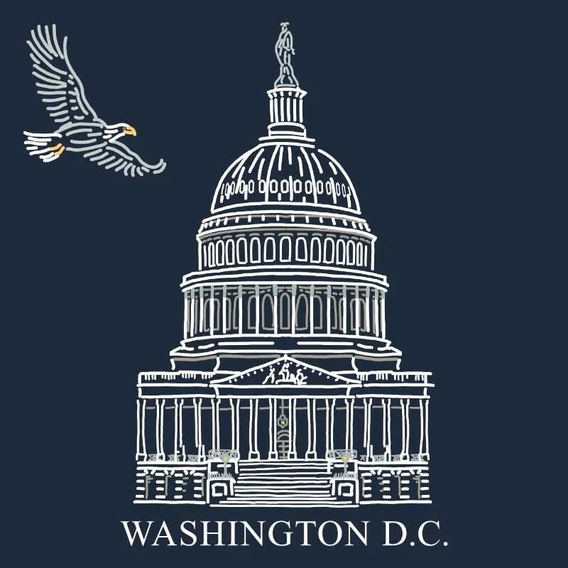 Washington D.C., Structure du Capitole, Pygargue à tête blanche