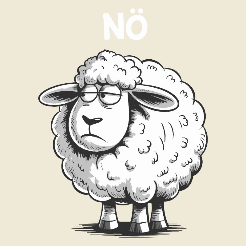 Basse-Autriche – Grumpy Sheep Humour Design