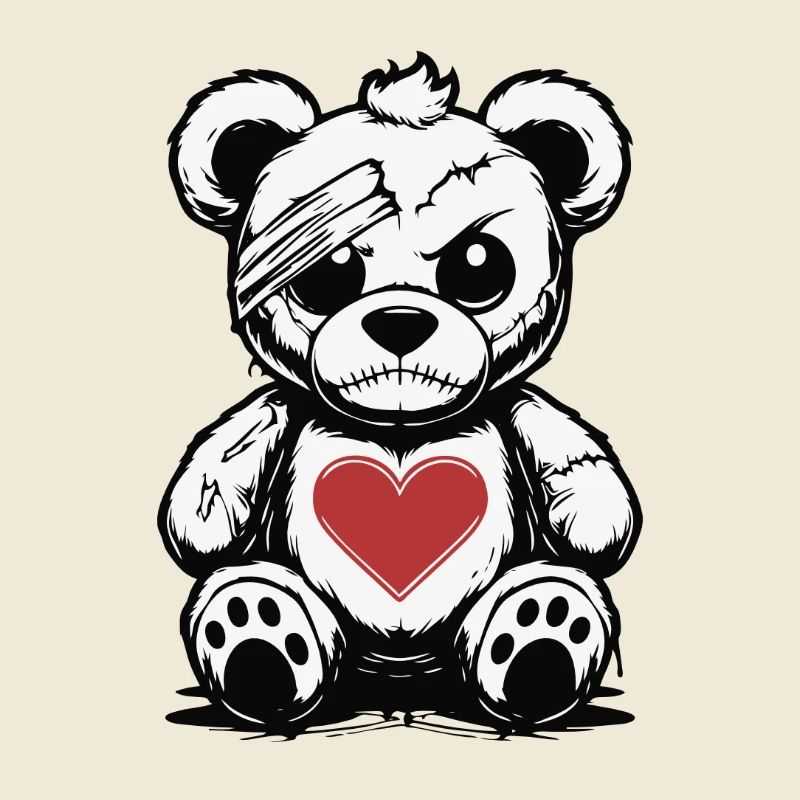 Grumpy Teddy with a good Heart