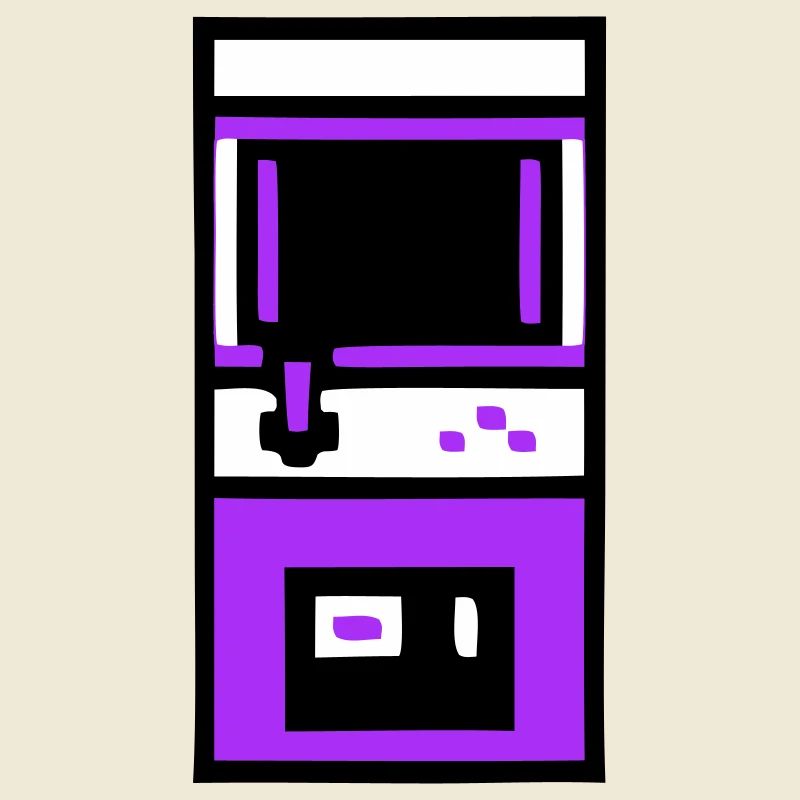 Joueur nostalgique d’arcade automate