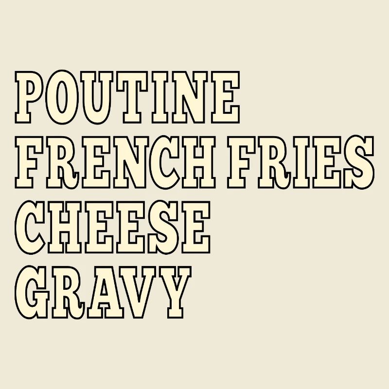 Poutine de restauration rapide canadienne