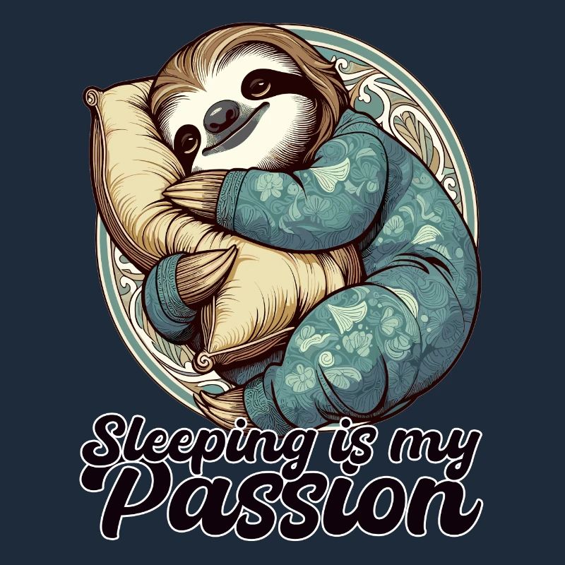 Sloth Sleeping Passion Gift