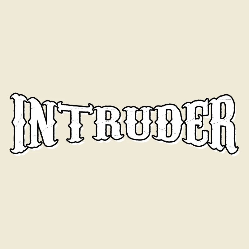 intruder hacker eindringling clan sticker computer