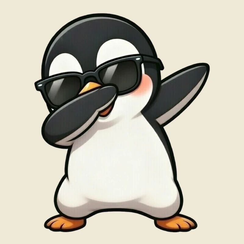 Dabbing Penguin