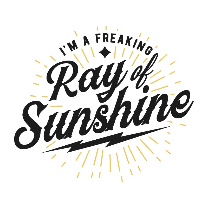 Conception de rayon de soleil effrayant