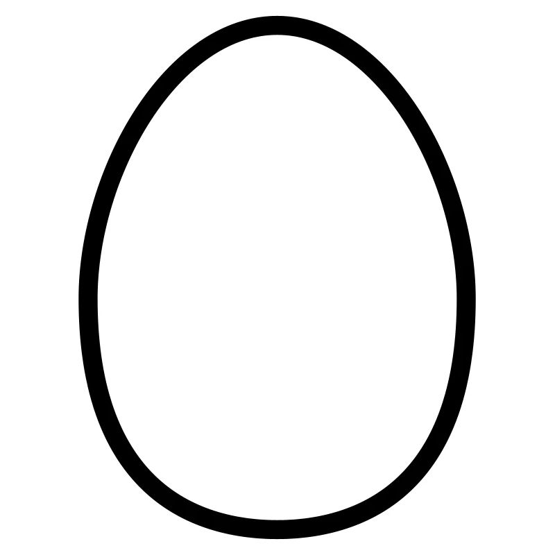Easter Egg Contour – Minimalist Easter Design