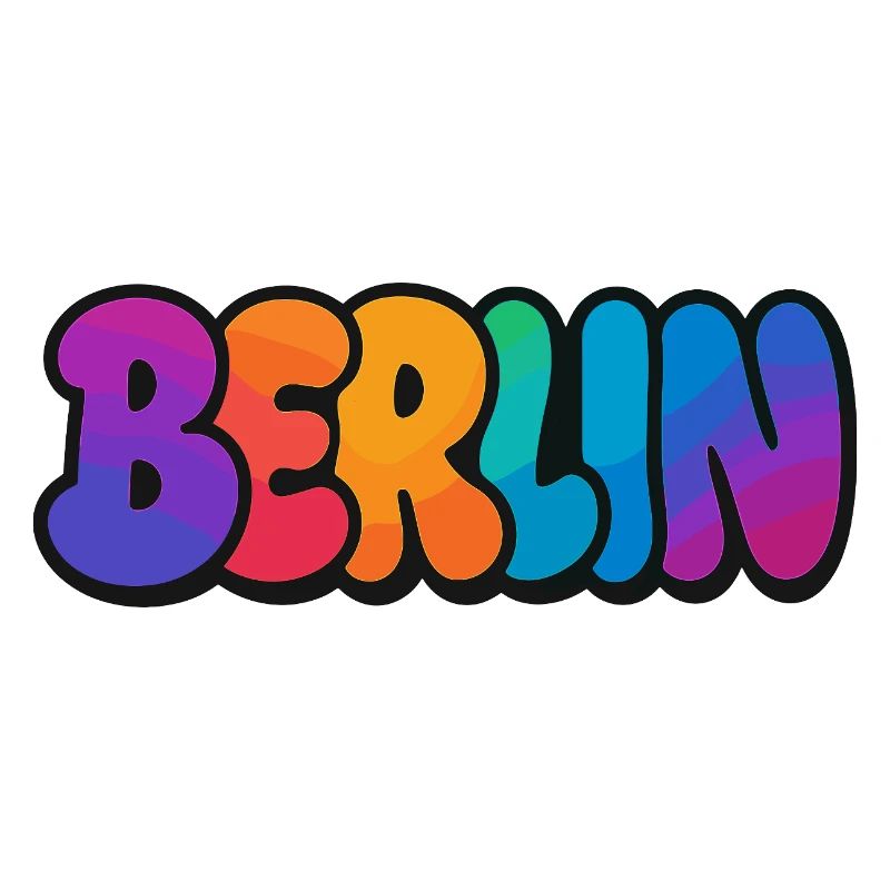 Berlin Graffiti Bunt