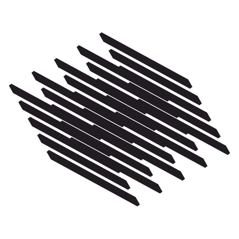 Diagonal Scribble Monochrome Pattern