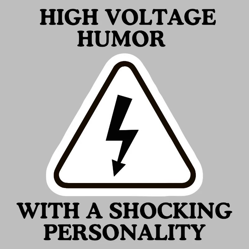 Lightning Warning Triangular Sign
