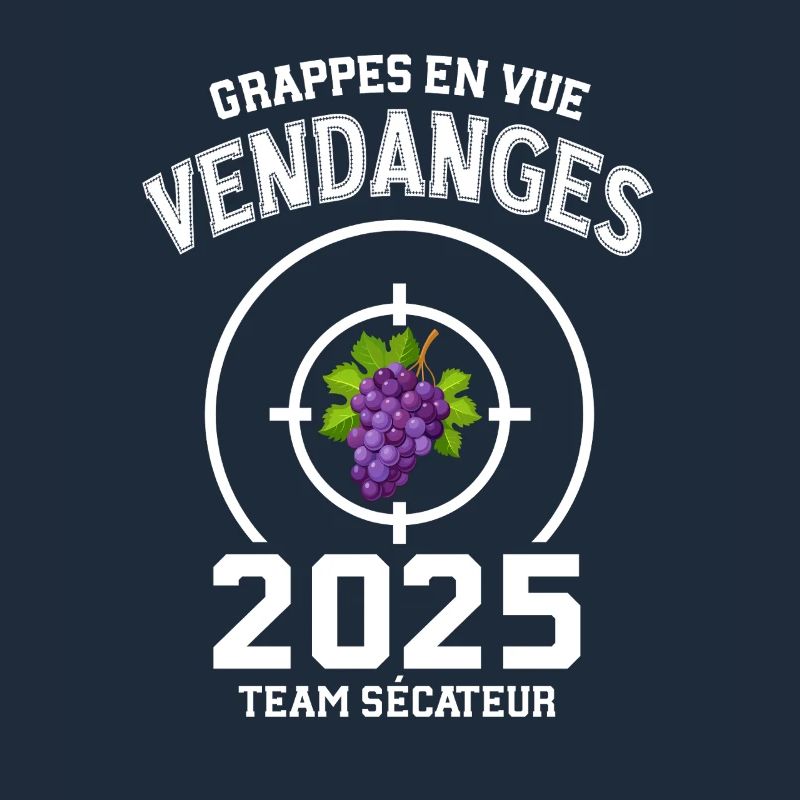 Vendanges 2025 Grappe de Vigne et Cible