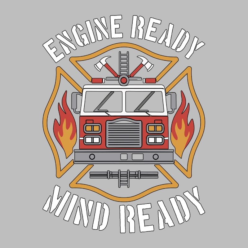 Fire Engineer Engine Ready Mind Ready Firefighting