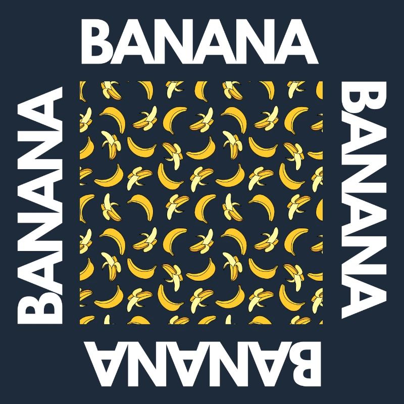 Bananenmuster Ästhetisches Obst-Modehemd