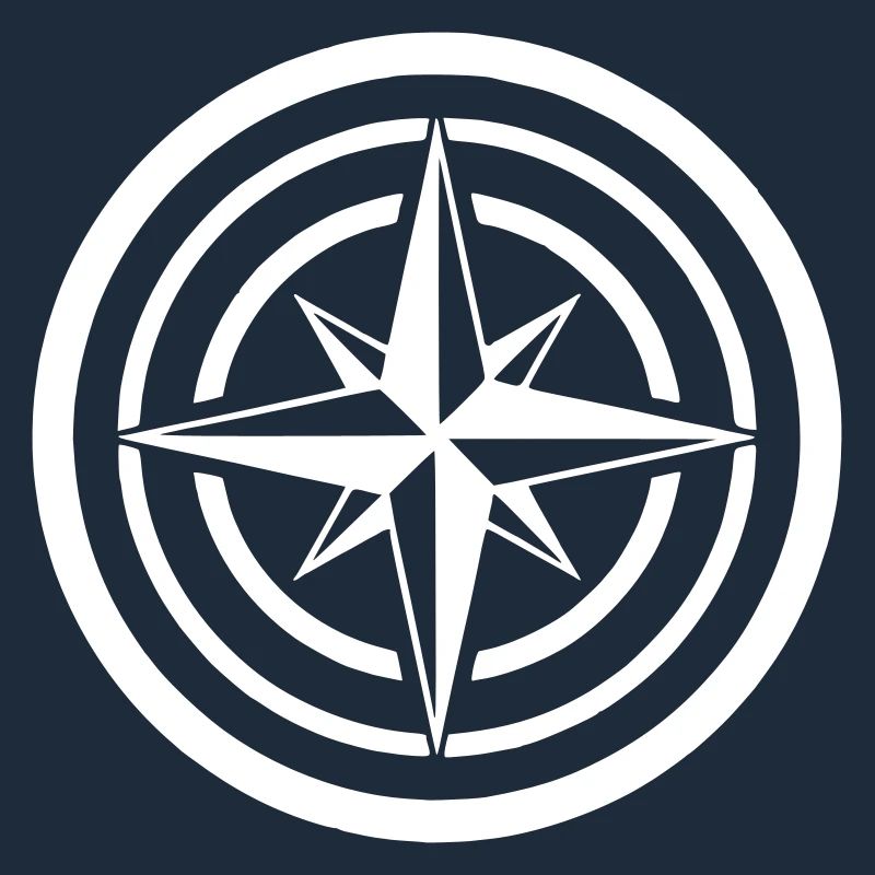 Compass Wind Rose Circle Navigation Clean