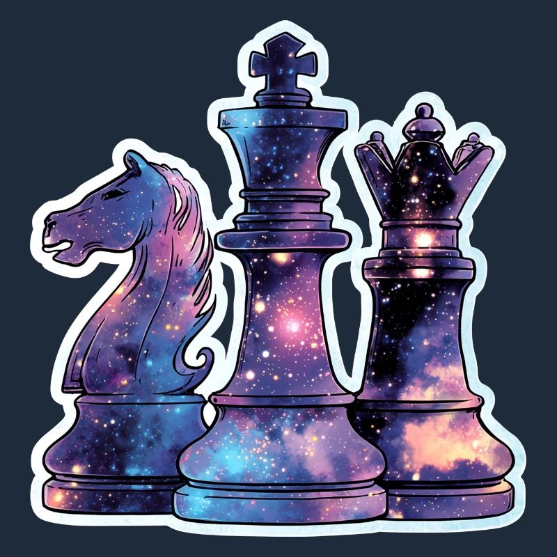 Chess Pieces in Space – Galaxy Nebe
