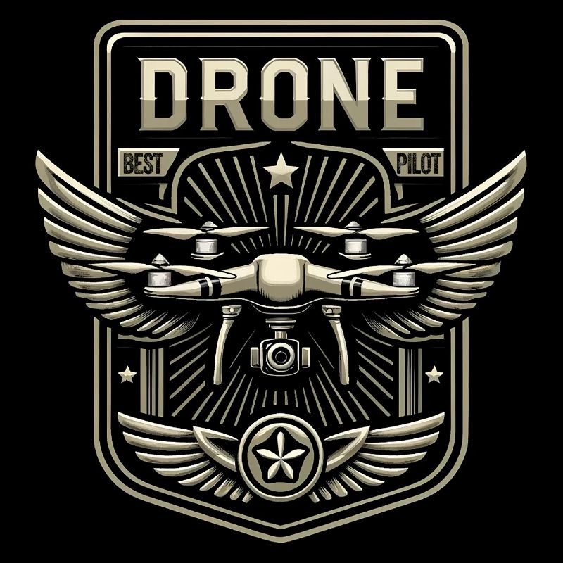 Conception de l’insigne de pilote de drone d’aviation