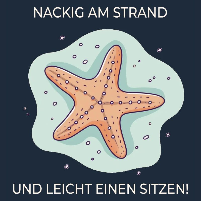 Nus sur la plage – Drôle d’expression étoile de mer
