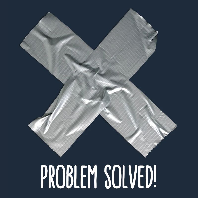 Problem solved (place on black item)