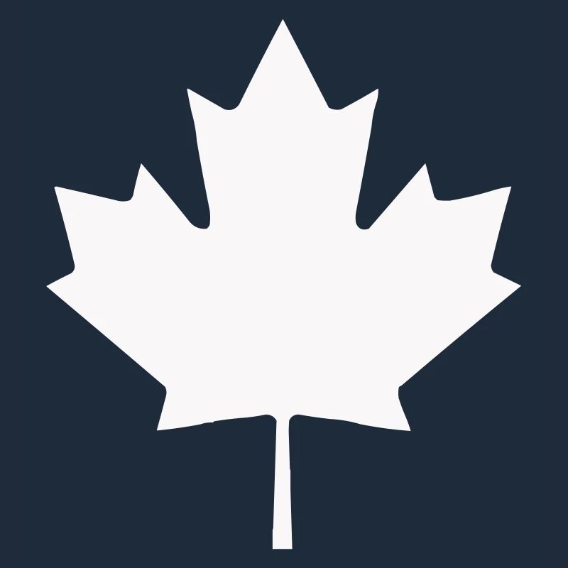 Silhouette de la feuille du Canada