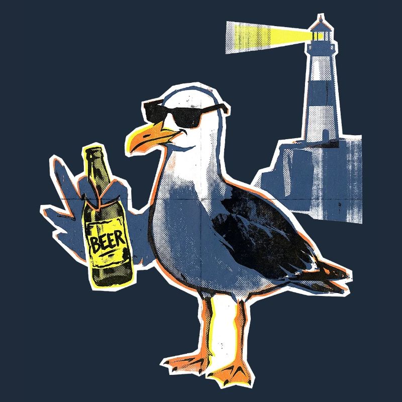Bière Cool Seagull Lighthouse
