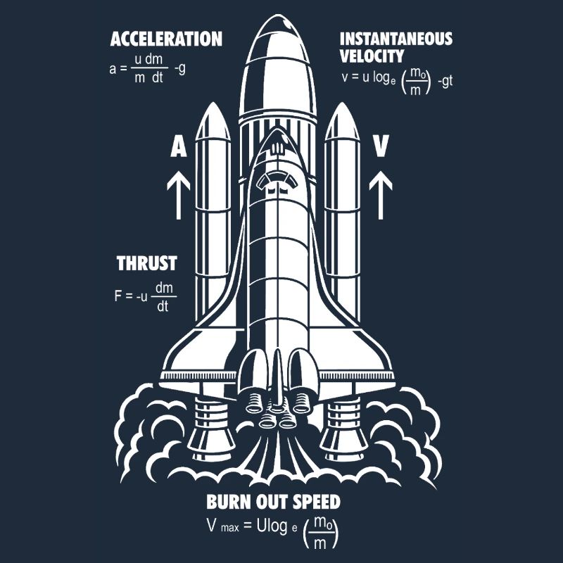 Rocket Propulsion Formula Nerdy STEM Rakete Geschenk