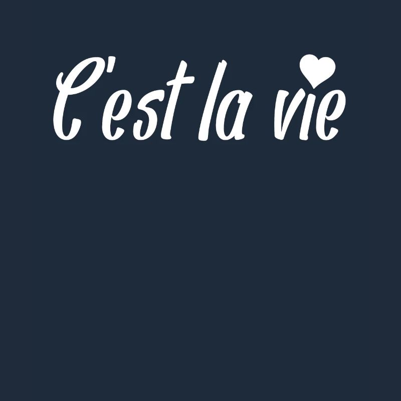 C'est la Vie Script with Heart