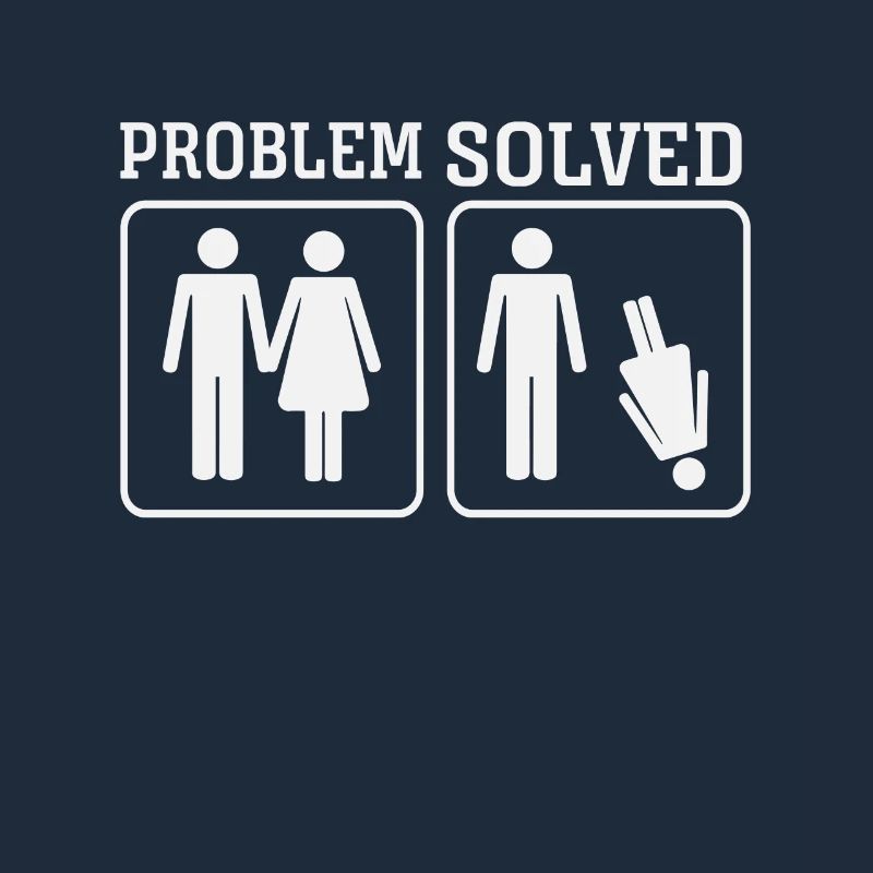 Problem solved: Couple hand in hand
