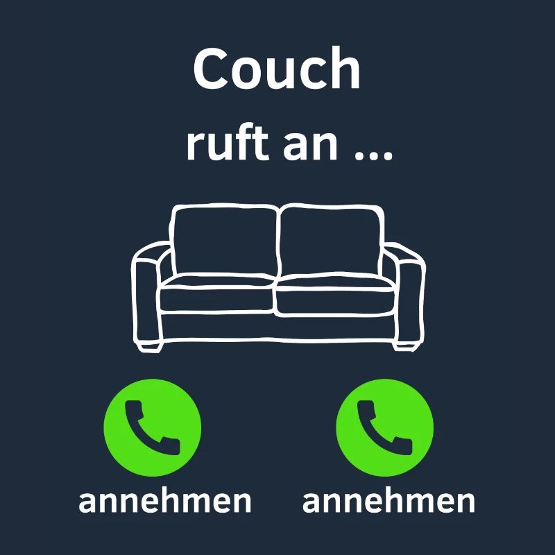 Couch ruft an - annehmen oder annehmen?