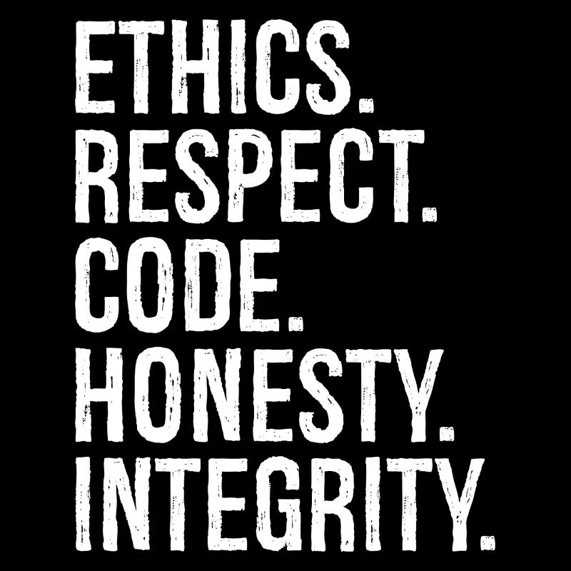 Éthique Respect Code Honnêteté Intégrité