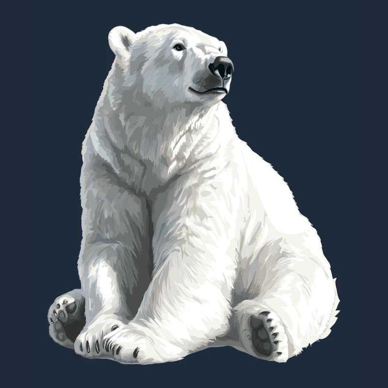 Polar Bär Illustration Eislicht
