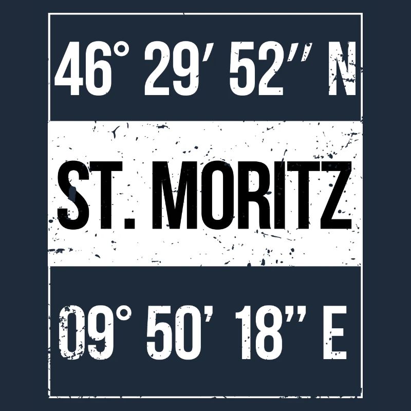 Coordinates Sankt Moritz Switzerland