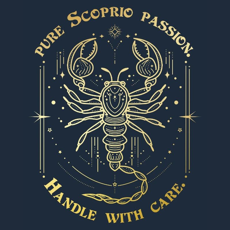 Skorpion Leidenschaft Sternzeichen Geschenk Astrologie Kunst