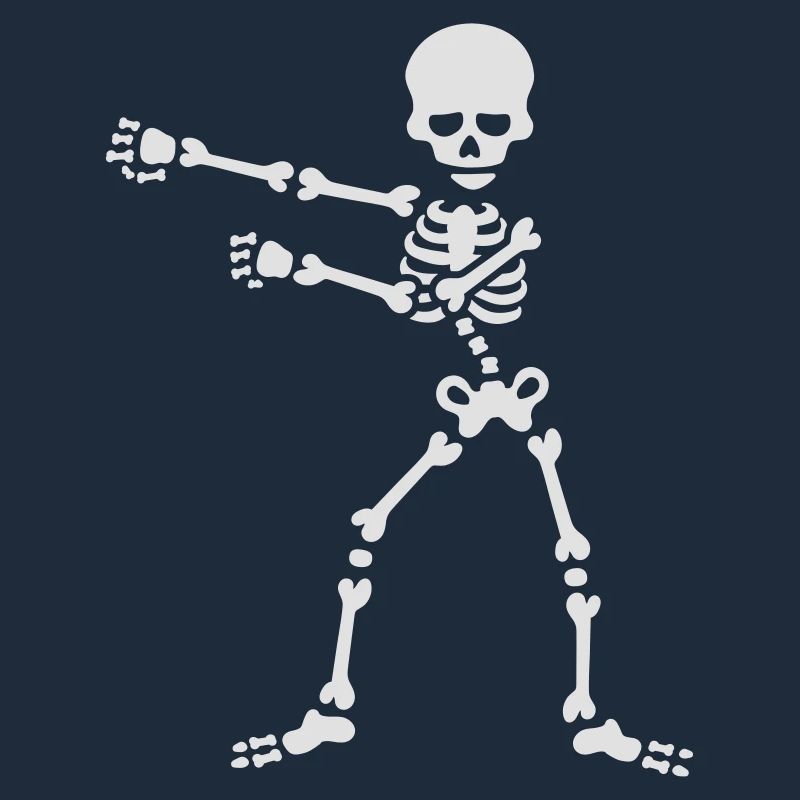The floss dance flossing backpack boy kid skeleton