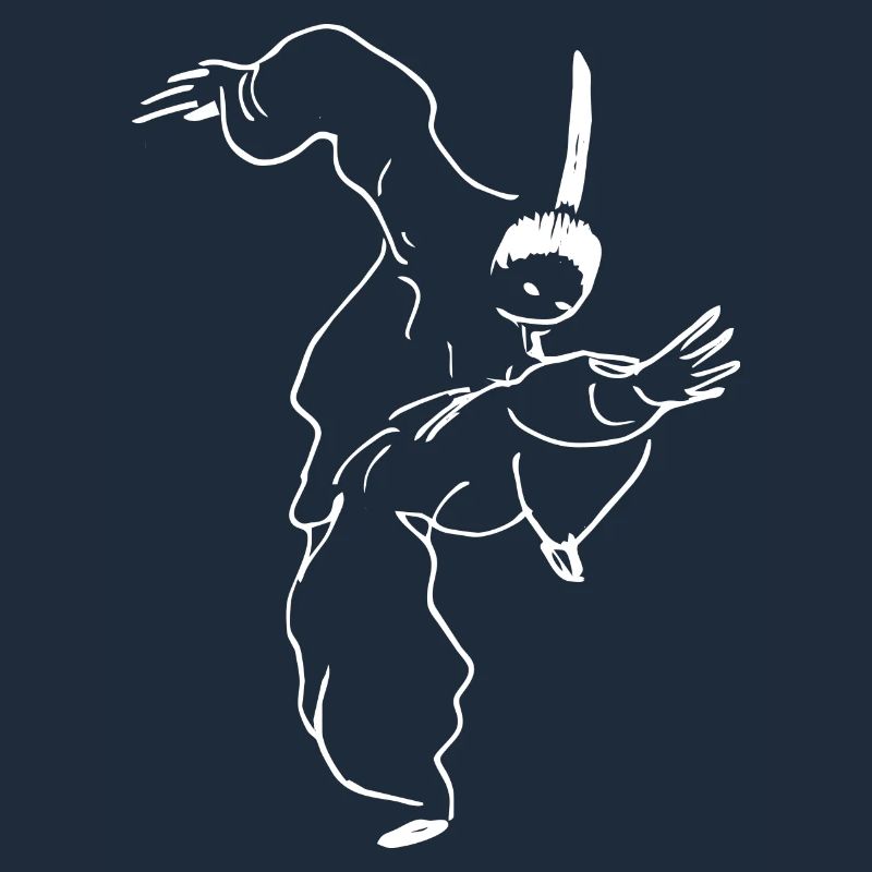 Combattant de kungfu