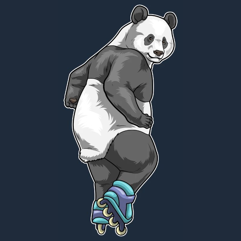 Panda Inline skating Inline skates