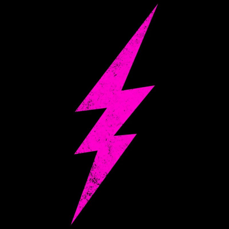 Leuchtender Pinker Blitz