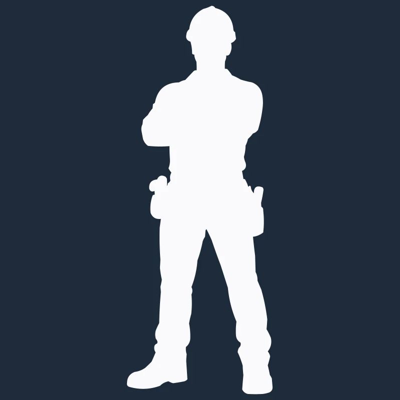 Construction Worker Construction Silhouette