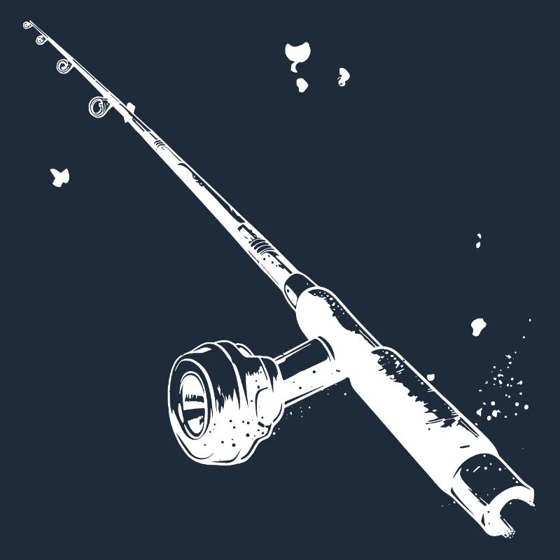 Dessin de canne à pêche