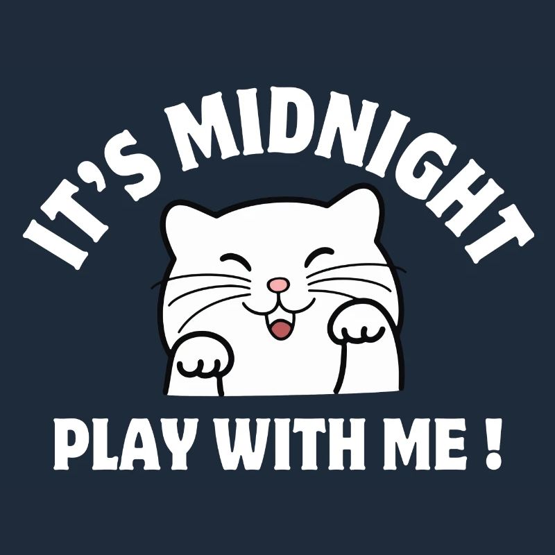 minuit, chat, chat humour