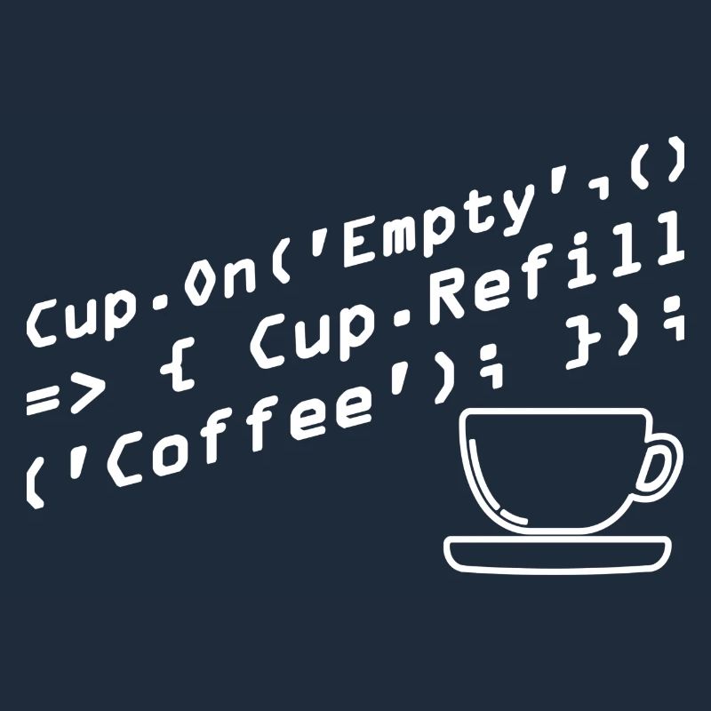 Aus Kaffee Code generieren Programmierer