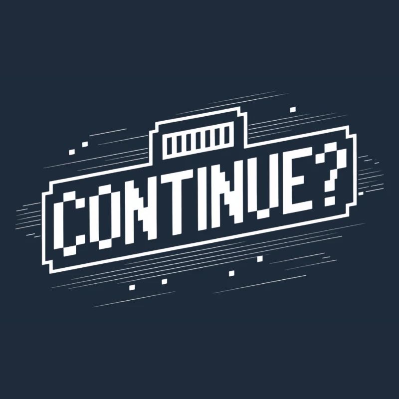 Continue Pixel Retro Gamer Home Screen