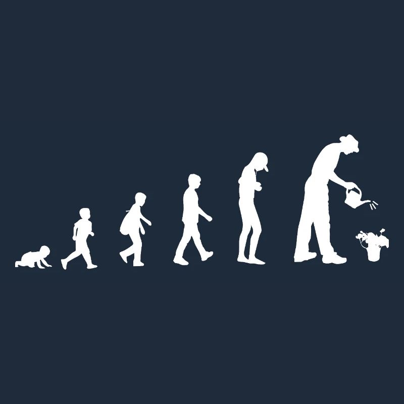 Évolution du bébé au jardinier