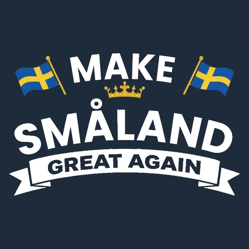 Couronne du Ruban du Drapeau du Småland