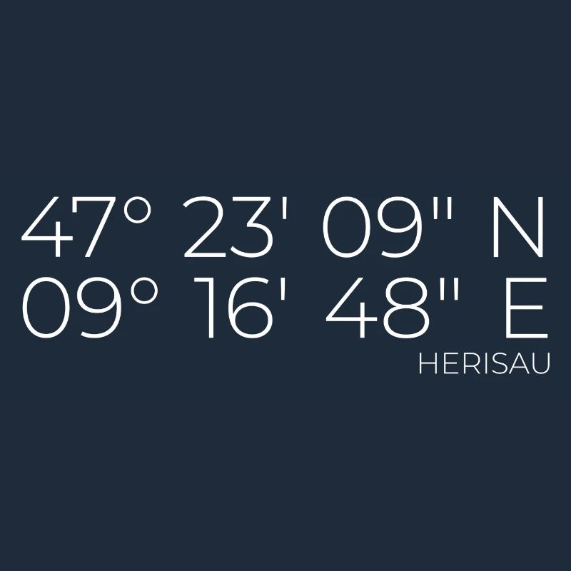 coordinates Herisau Appenzell Ausserrhoden